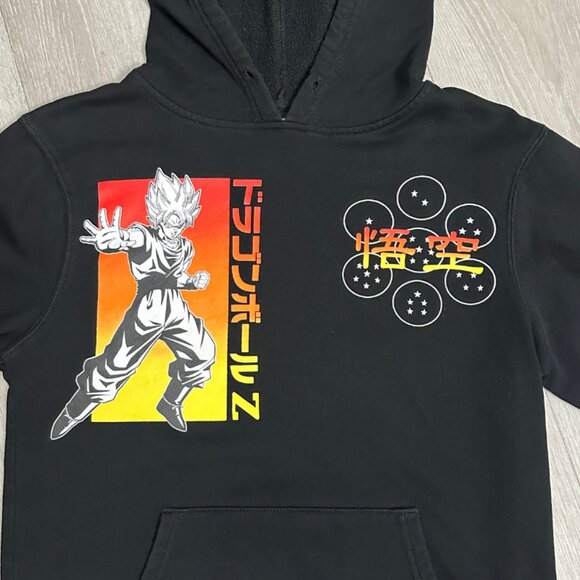 Dragon Ball Z Supersayin Toei Anime Men's Black Hoodie - Size Small - Picture 5 of 9